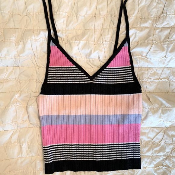 Kendall & Kylie Tops - Kendall & Kylie ribbed crop top.